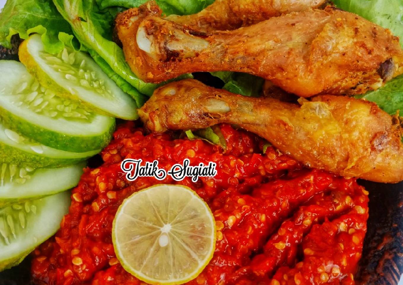 Ayam Goreng Ungkep Sambal Terasi