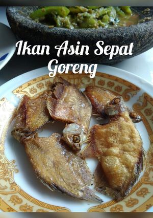 Foto resep Ikan Asin Sepat Goreng