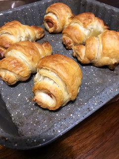 Foto resep Croissant Smoked Chicken Sausages