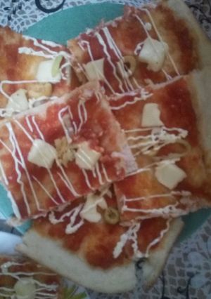 صورة لوصفة بيتزا بطريقتي الخاصة 🍕🍕