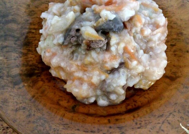 Bubur Bunga Kol Hati Ayam