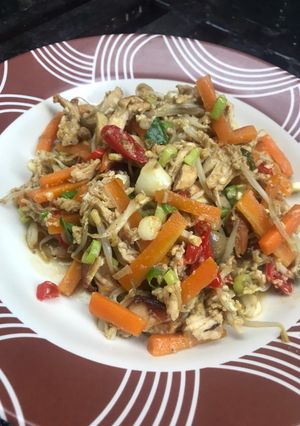 Foto resep 40. Orak-arik Telur Sayur Ayam