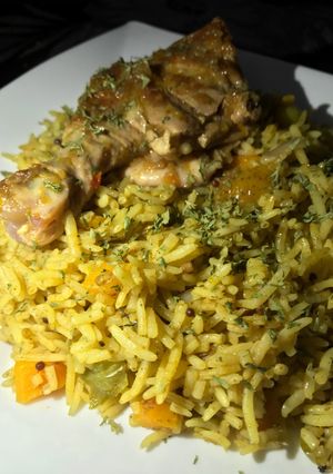A picture of Masala rice.