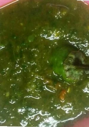 A picture of Mint coriander chutney.