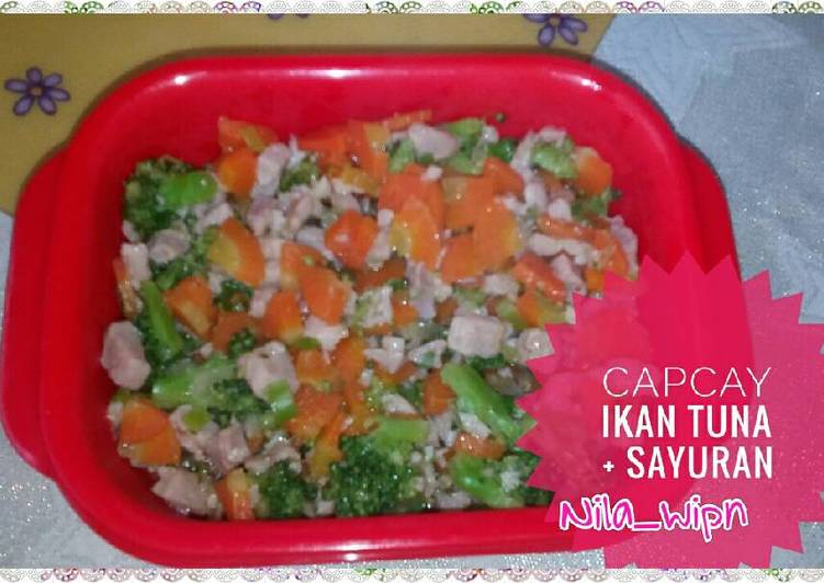 Capcay Ikan Tuna + Sayuran #MPASI 1y+