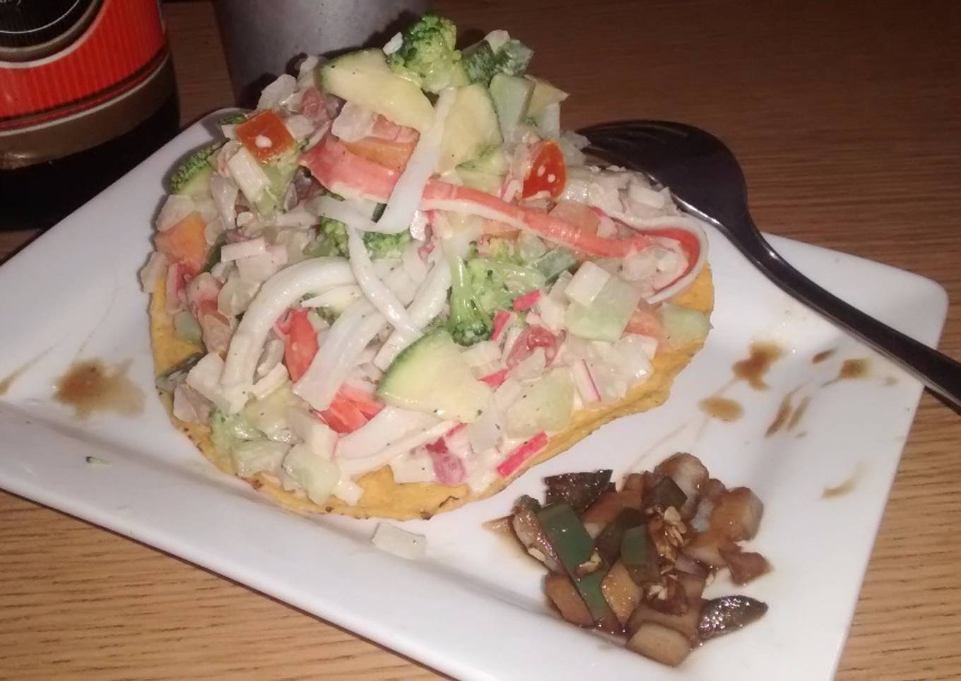 Ensalada de Surimi y Calabaza.