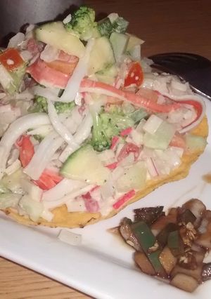 Una foto de Ensalada de Surimi y Calabaza.