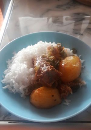 Una foto de Guiso de res con vainitas