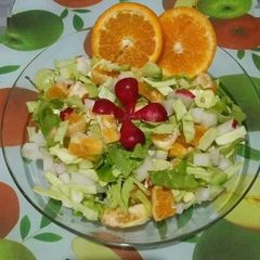 Orange salad🍊 A picture of Orange salad🍊.