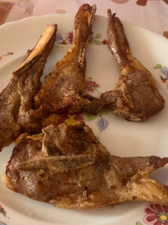 Una foto de Chuletas de cordero en freidora de aire