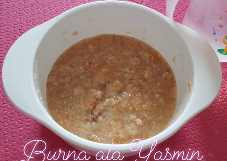 Cara membuat Burna (bubur tuna) yasmin yang lezat dan Mudah Dibuat