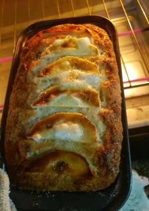 Una foto de Budín de manzanas fácil❣