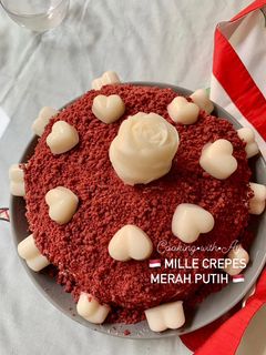 Foto resep Mille crepes merah putih 🇲🇨
