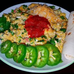A picture of Mike's Huevos a la Mexicana.