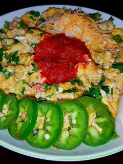 A picture of Mike's Huevos a la Mexicana.