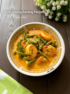 Foto resep Gulai Udang Kacang Panjang khas Riau