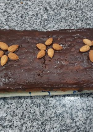 Una foto de Budín de almendras