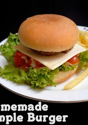Foto resep Homemade Simple Burger 🍔