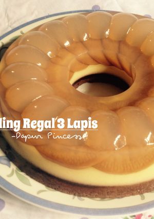 Foto resep Puding Regal 3 Lapis