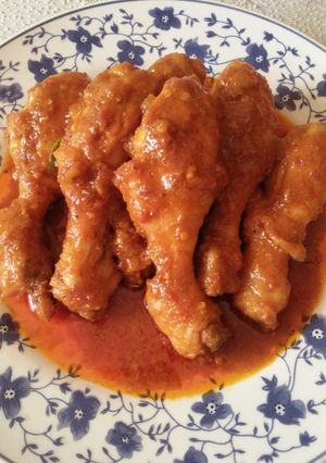 Foto resep Ayam Bumbu Merah#berburucelemekemas#resolusi2019