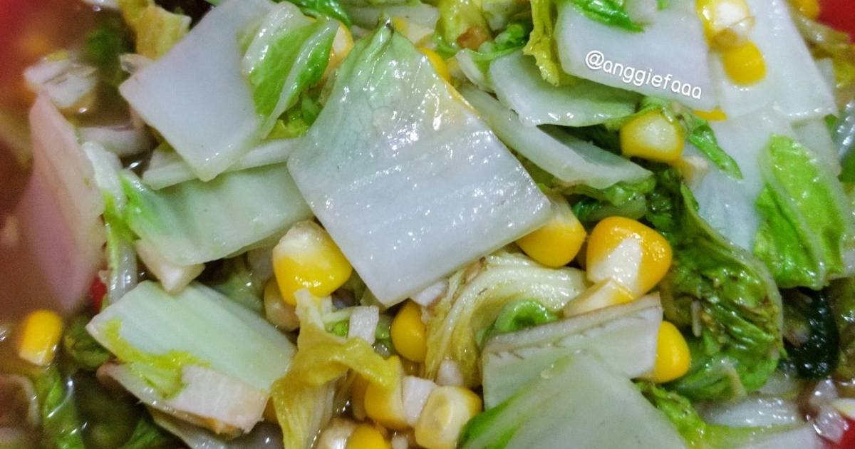 Resep Oseng Sawi Putih Jagung Manis Oleh Adifaaa Cookpad