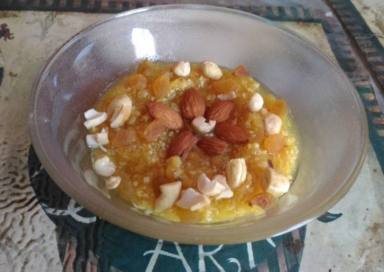 How to Prepare Super Quick Homemade Apple halwa