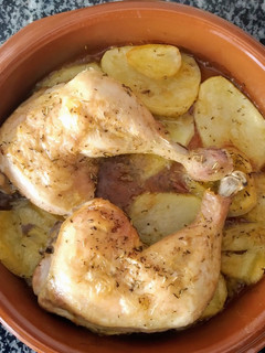 Una foto de Pollo al horno