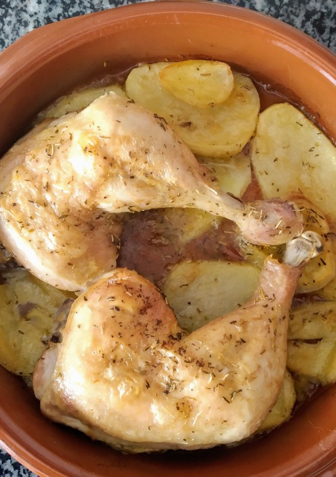 Una foto de Pollo al horno
