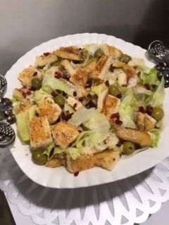 عکسی از دستور سالاد سزار