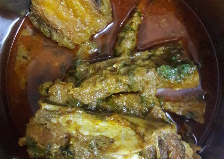 Recipe of Award-winning Katla Kalia(fish curry)