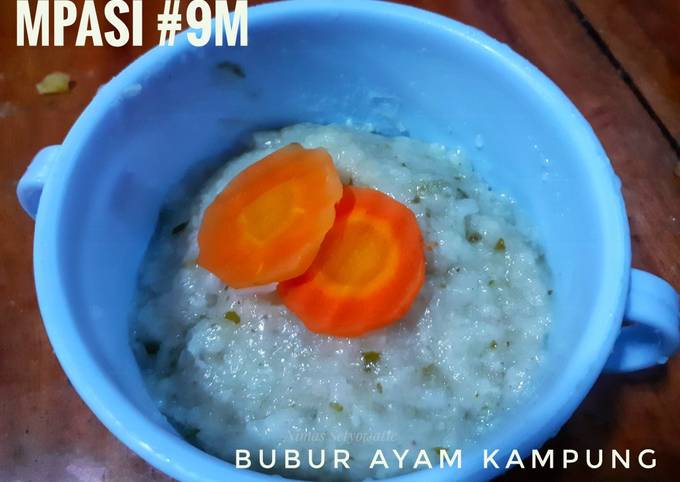 Anti Ribet, Bikin MPASI #9months : Bubur Ayam Kampung Sederhana Dan Enak