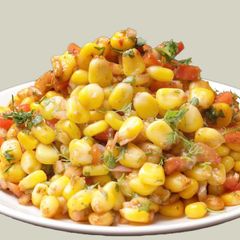 A picture of GRILLED Corn Bhutta Chaat.