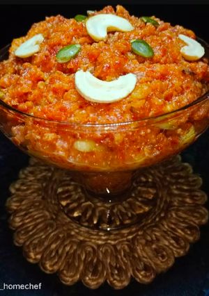 A picture of Instant Carrot Halwa.