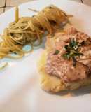 Lomo en salsa de champiñones