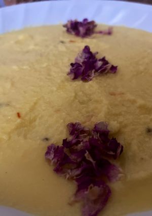 عکسی از دستور حلوای کتویی یا فرنی کتویی