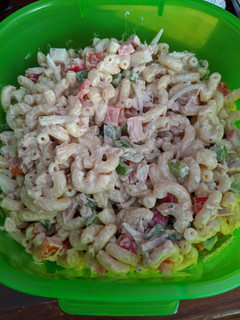 A picture of Macaroni Salad with Tunafish #America.