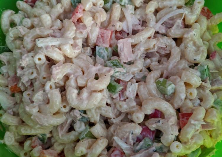 Macaroni Salad with Tunafish #America Macaroni Salad with Tunafish #America
