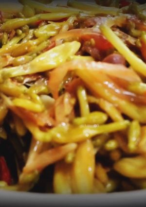 Foto resep Tumis tauco bunga pepaya#bikinramadanberkesan