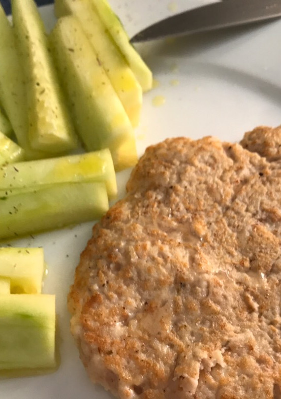 Una foto de Hamburguesa de pollo casera