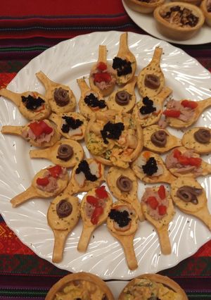 Una foto de Cucharillas de hummus