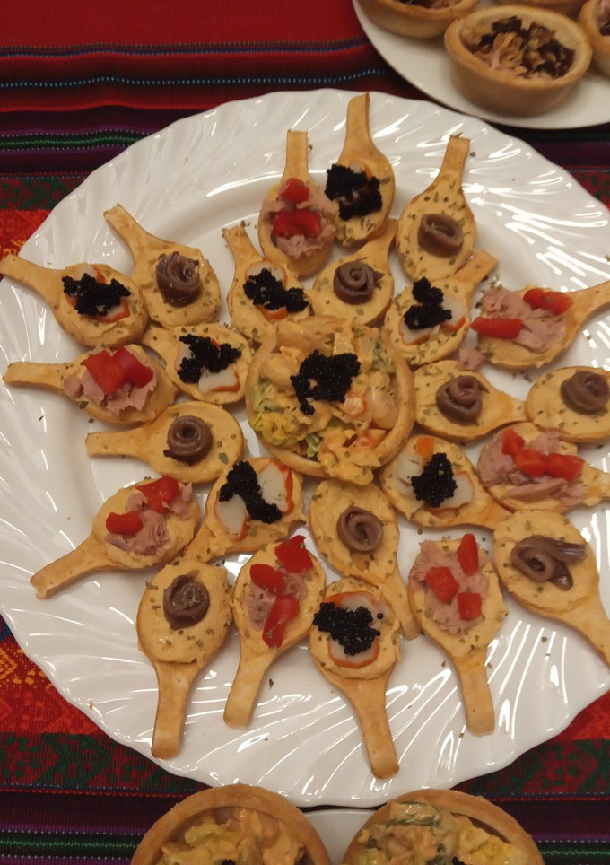Una foto de Cucharillas de hummus