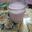 Rose milk shake