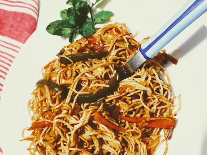 Recipe Veg chowmean indian Chinese style the So Delicious Appealing