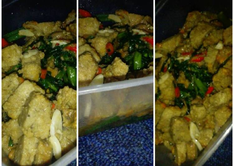 Tumis Oncom Kangkung Bumbu Tauco