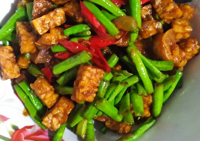 Resep Tumis Kacang Panjang Tempe Gembus Resep Enyak