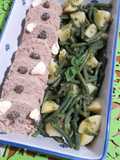 Salame di tonno con fagiolini e patate