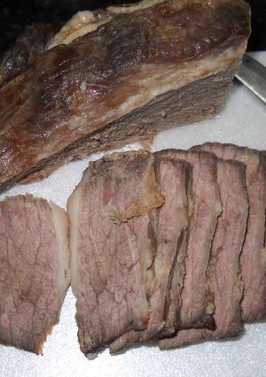 Una foto de Tiritas de carne del asado del finde