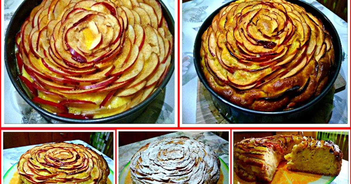 Самый Вкусный Яблочный Пирог Фото