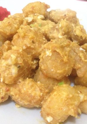 Foto resep Prawn with Salted Egg (Udang Telor Asin)
