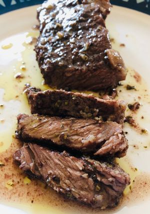 A picture of Baked Chuck Steak 🥩.